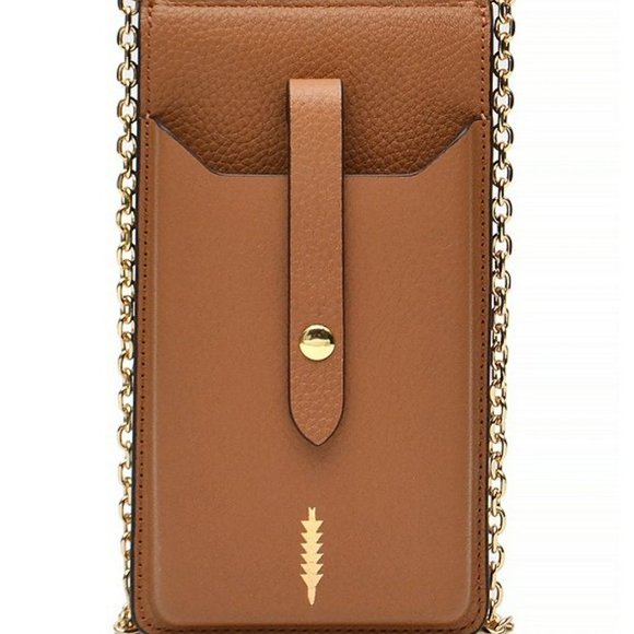 THACKER NORA PHONE LEATHER CROSSBODY BAG - Picture 2 of 12